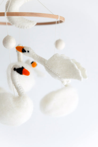 Swan Crib Mobile