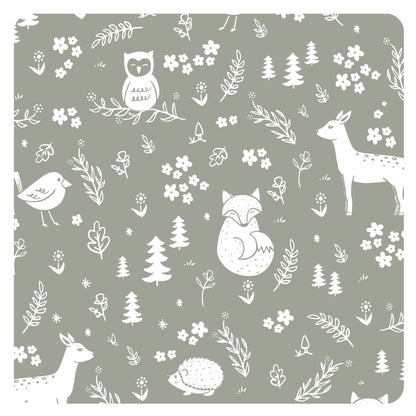 Forest Friends Splash Mat - A Waterproof Catch-All for Highchair Spills and More!