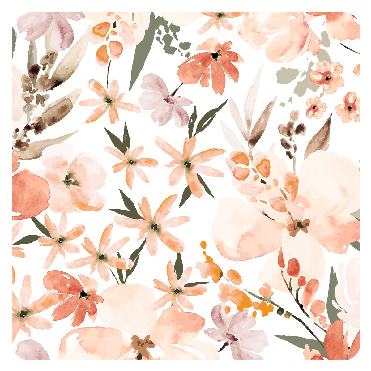 Peachy Dreams Splash Mat - A Waterproof Catch-All for Highchair Spills