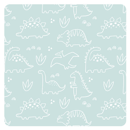 Dino Friends - Sage Bapron SALE **PRESCHOOL SIZE ONLY**