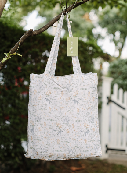 Organic Cotton Play Mat & Tote - Sweet Savanna