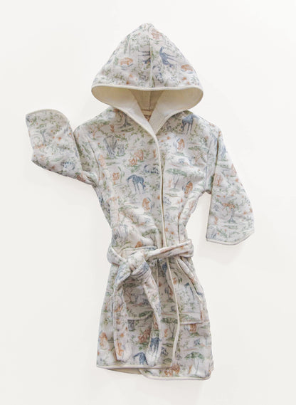 Organic Children’s Bathrobe - Sweet Savanna