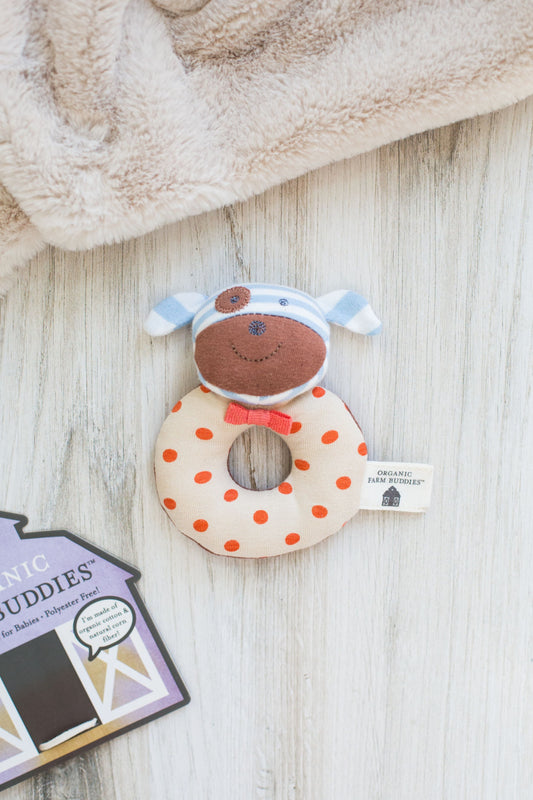 Boxer the Dog - Teething Rattle