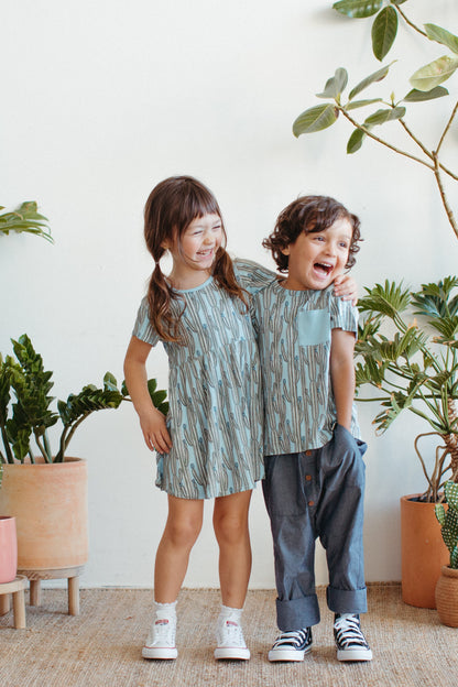 Bamboo Blend Short Sleeve Pocket Tee – Blooming Saguaro
