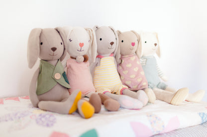 Knit Bunny Plush - Finn