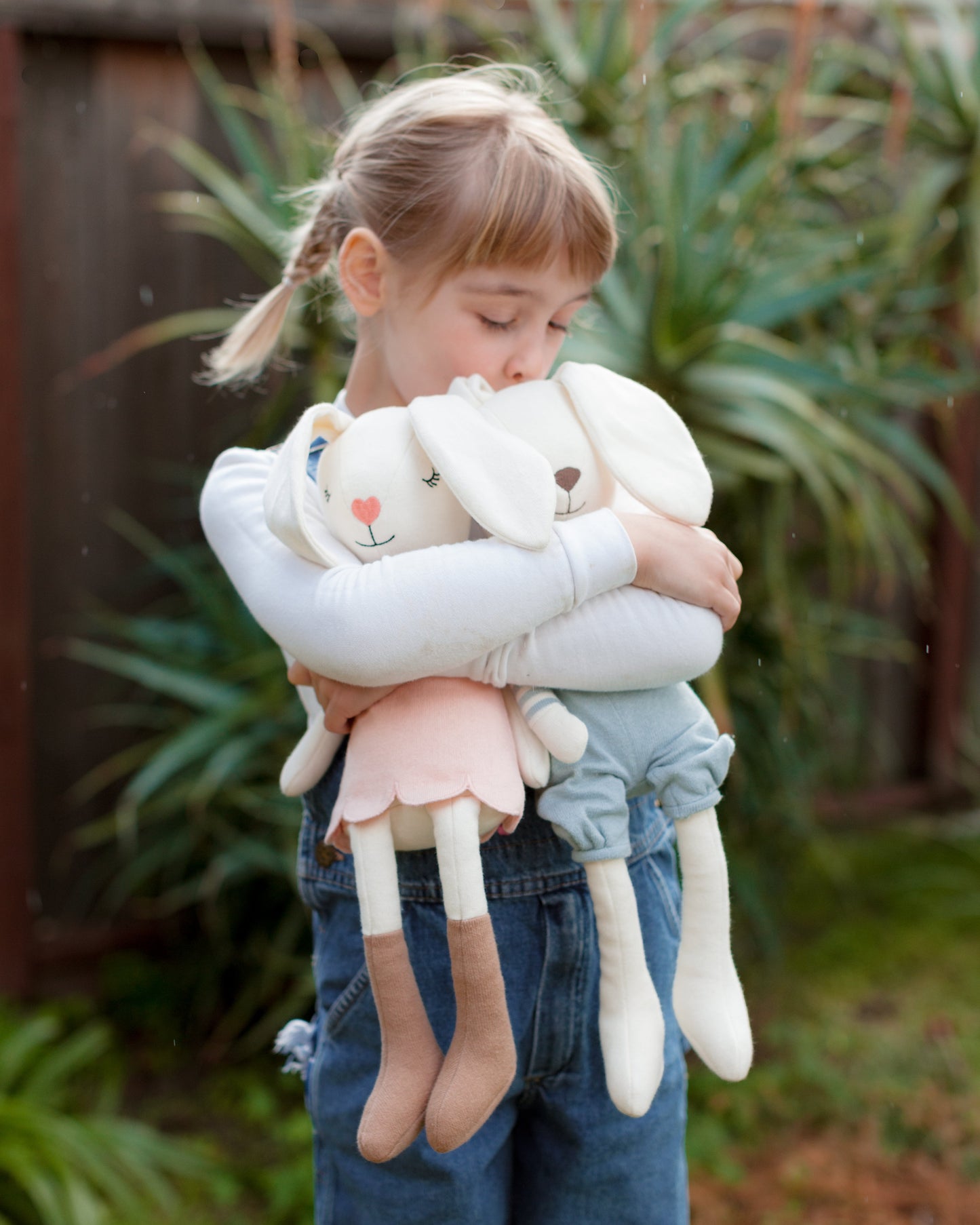 Knit Bunny Plush - Finn