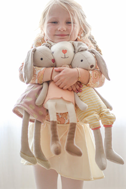 Knit Bunny Plush - Charlotte