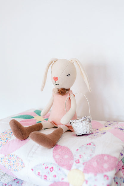 Knit Bunny Plush - Charlotte