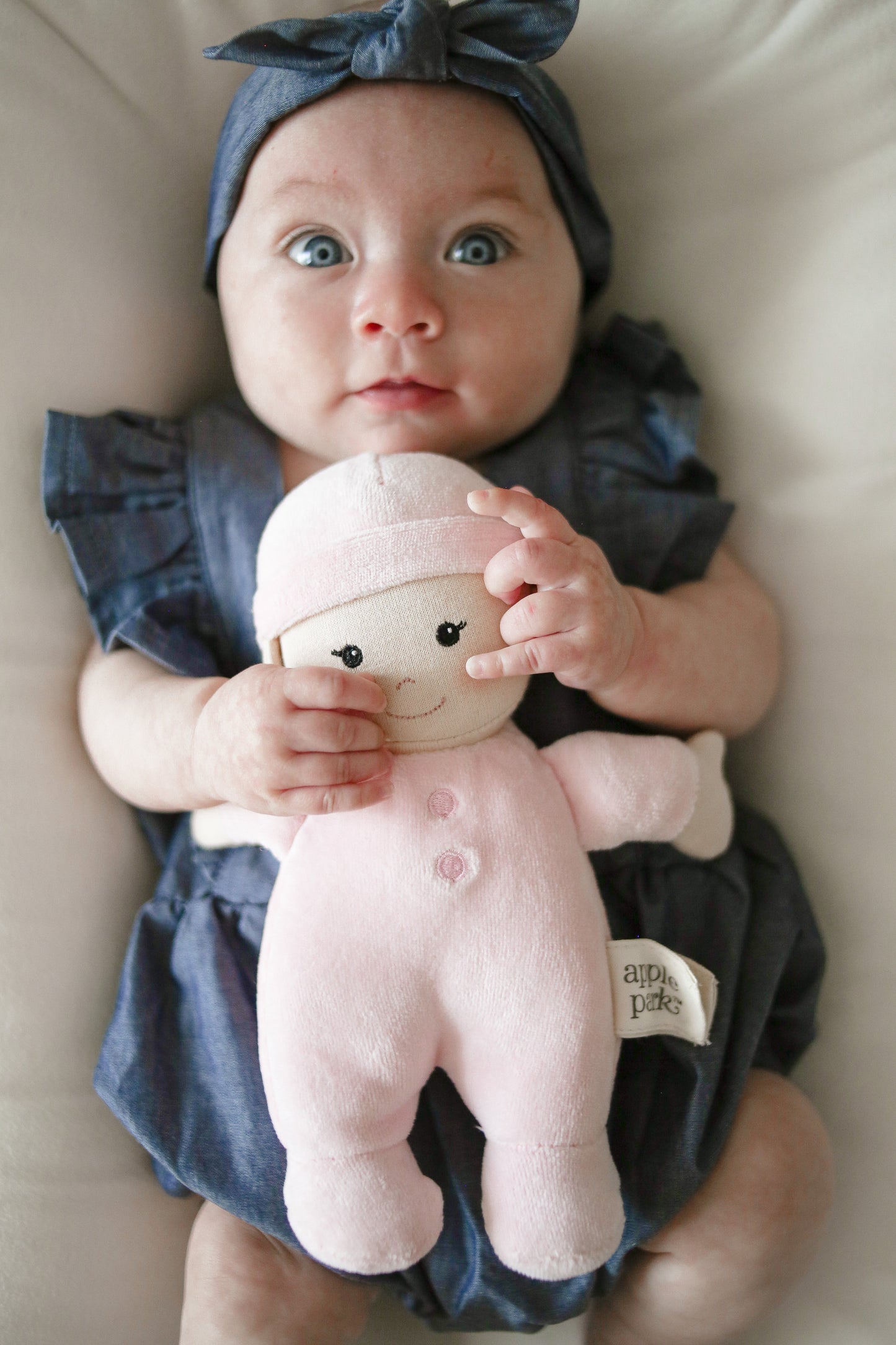 Flutter Sleeve Romper - Chambray