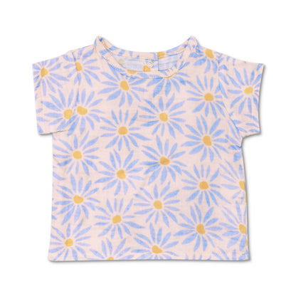 Muslin Short Sleeve Boxy Fit Top - Daisy Dreams