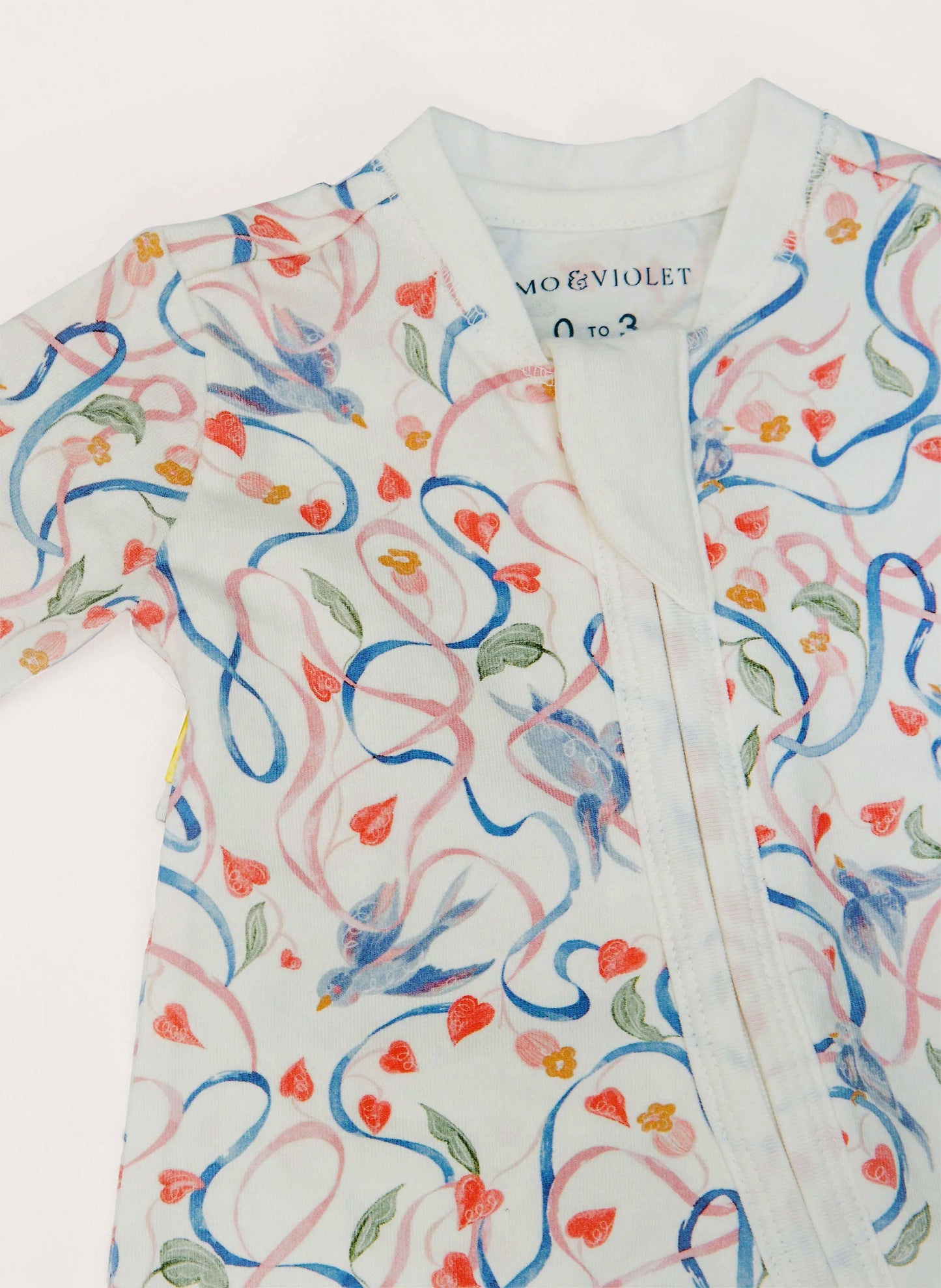 Baby Zippered One-Piece - Songbird