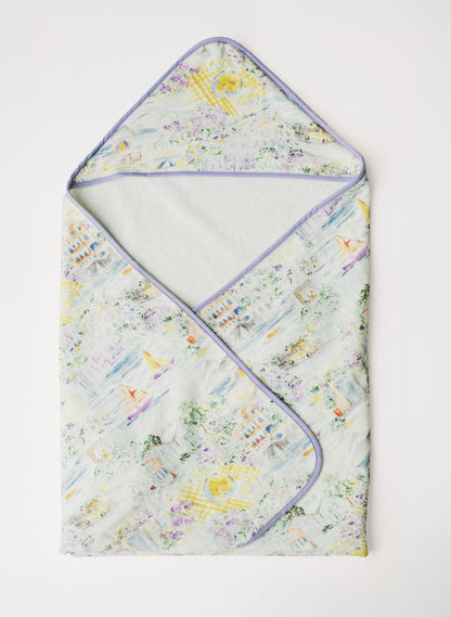 Hooded Bath Towel - Limoncello