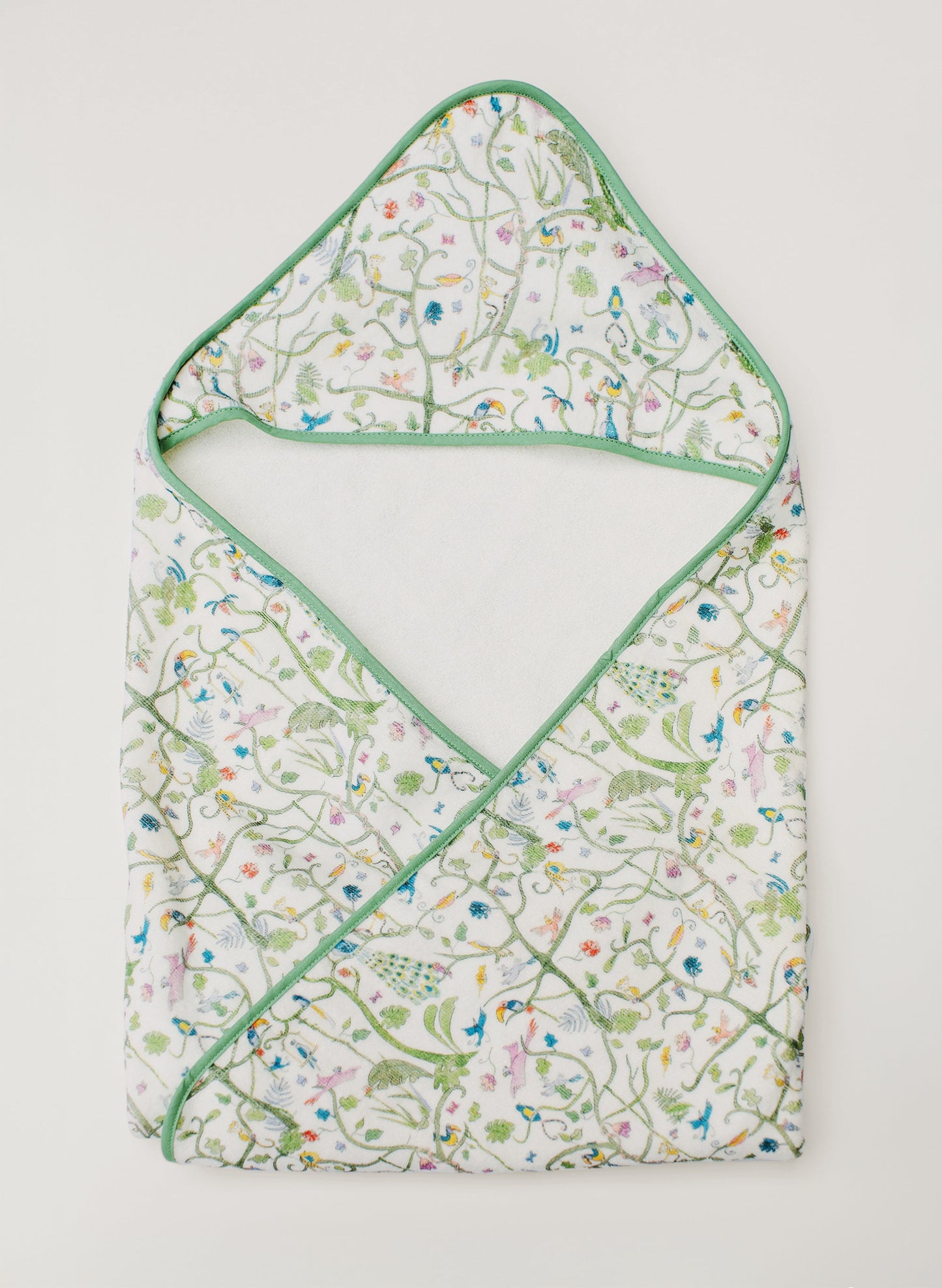 Hooded Bath Towel - Tropical Garden