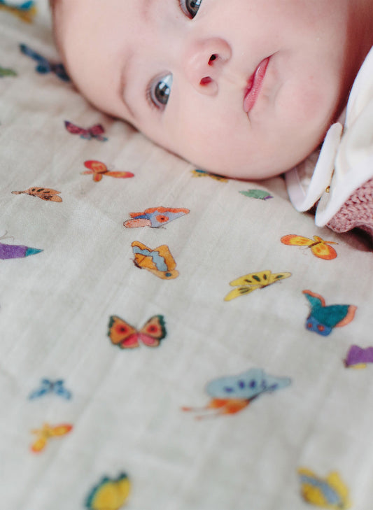 Madame Butterfly Shawl Blanket