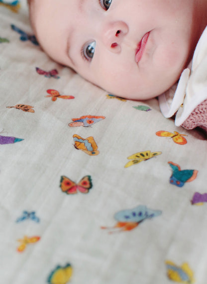 Madame Butterfly Shawl Blanket