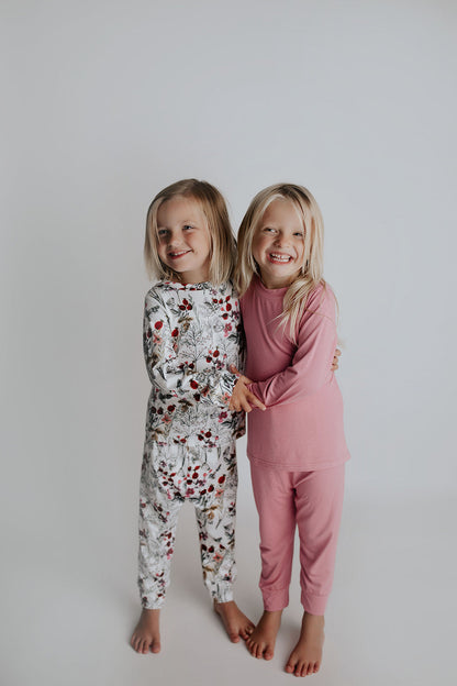 Floral Girls Kids Pajamas