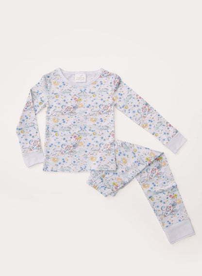 Children's Two Piece Organic Pajamas - Dog-O-Naut