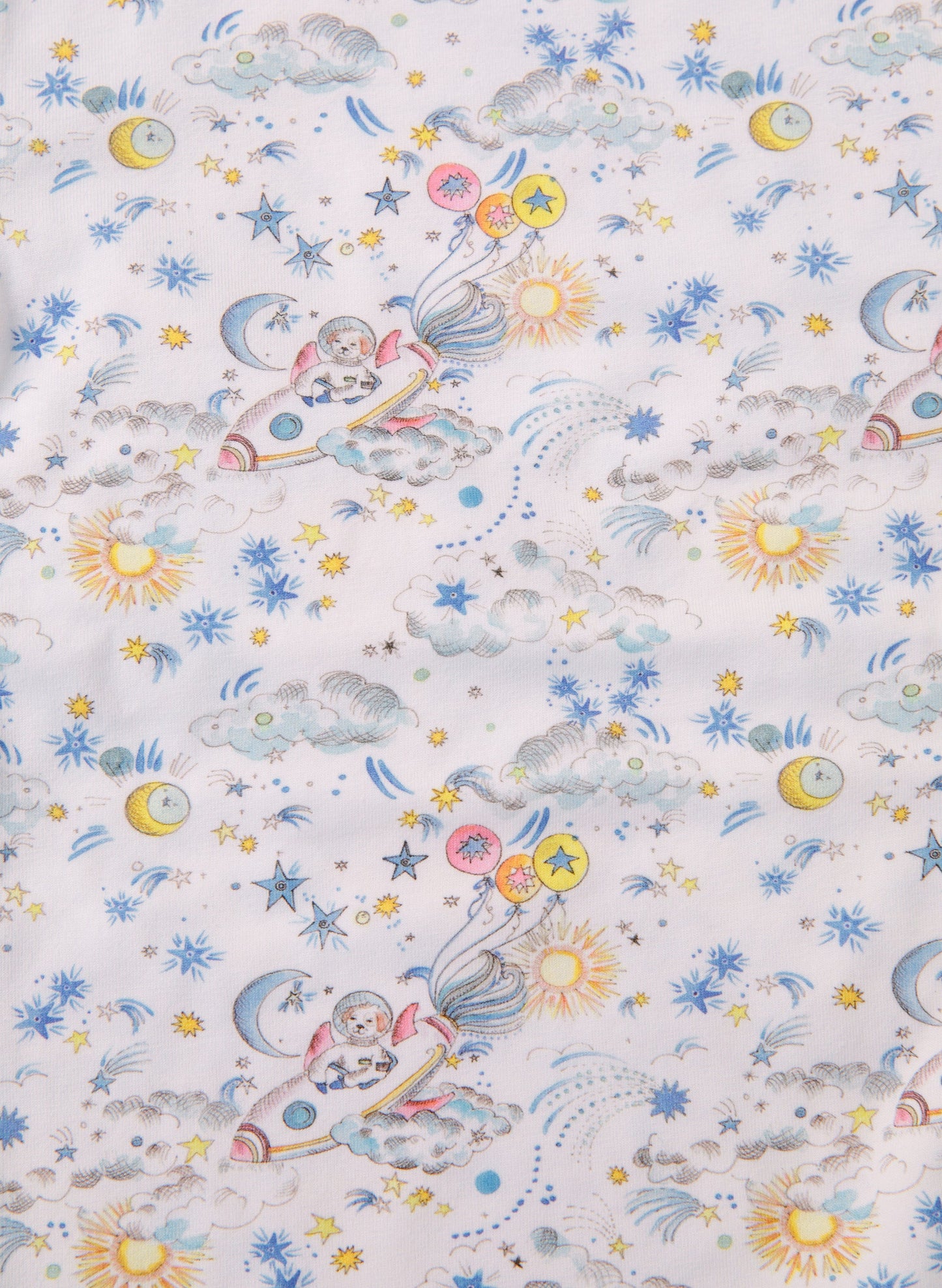 Children's Two Piece Organic Pajamas - Dog-O-Naut