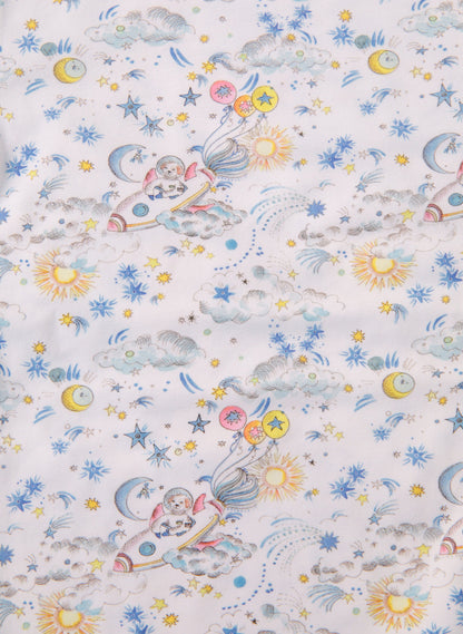 Children's Two Piece Organic Pajamas - Dog-O-Naut