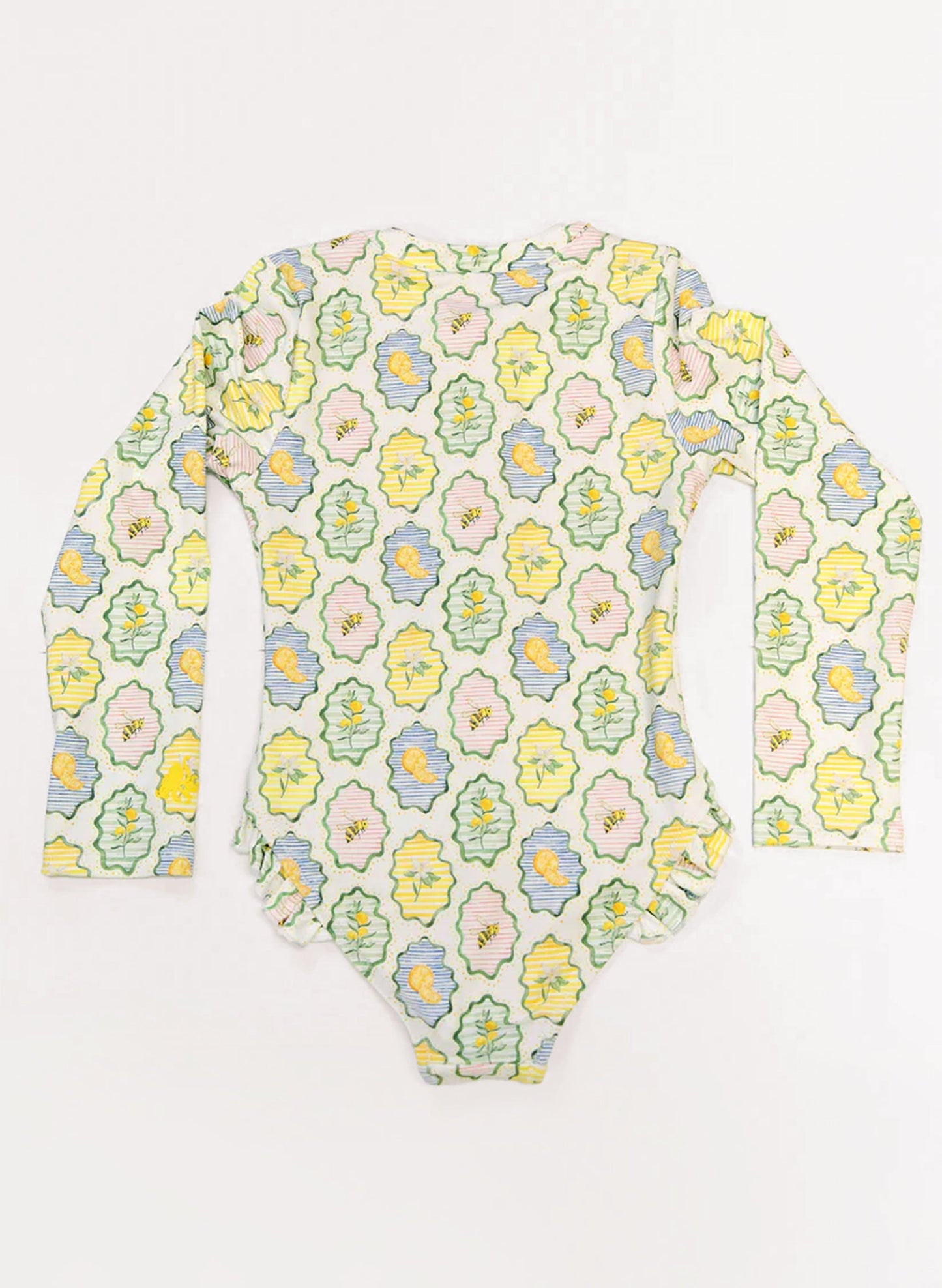 Girls Rashguard Swimsuit - Nature's Windows