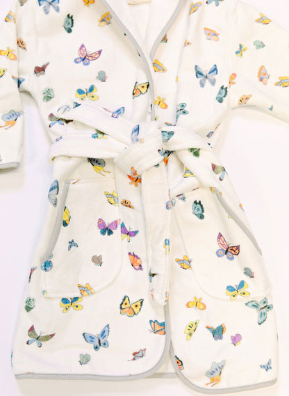 Children's Organic Cotton Printed Bathrobe