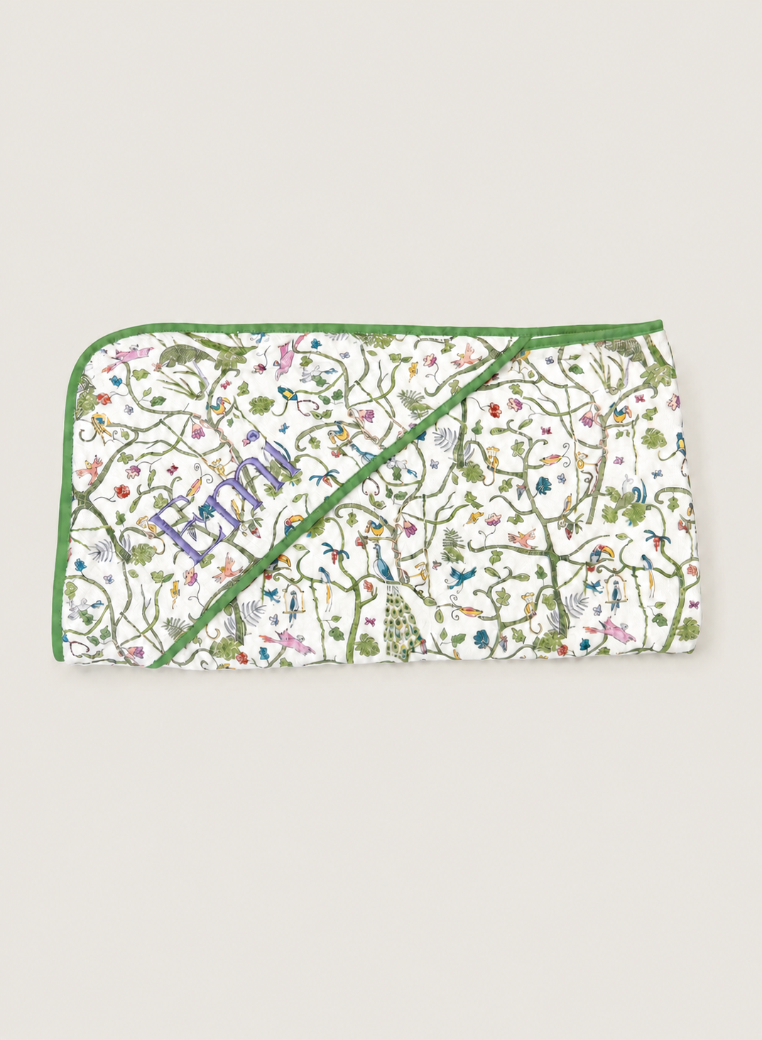 Hooded Bath Towel - Tropical Garden