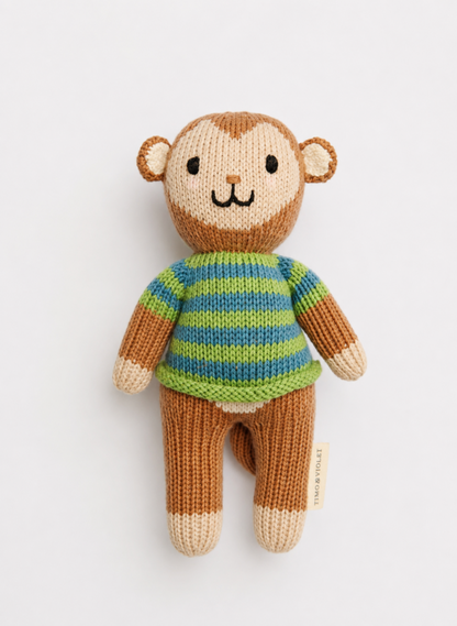 Marlow the Monkey - Tuckling Knit Doll