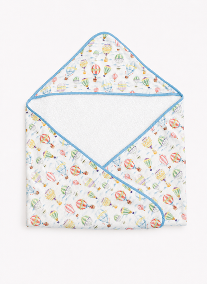Hooded Bath Towel - Up Up & Away