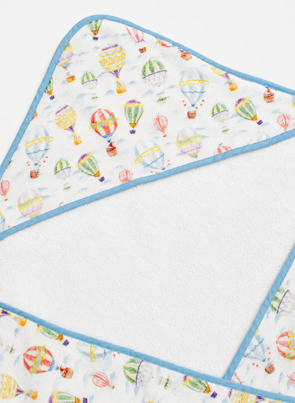 Hooded Bath Towel - Up Up & Away
