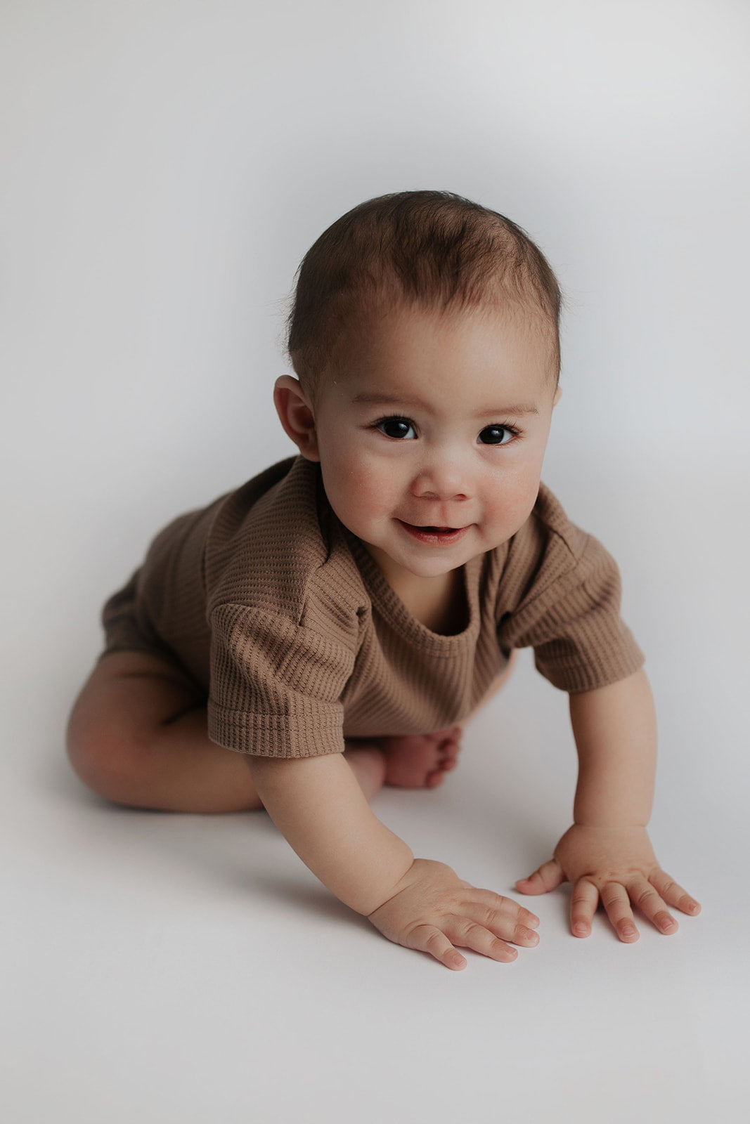 Cocoa Sands Brown Waffle Two Piece Set