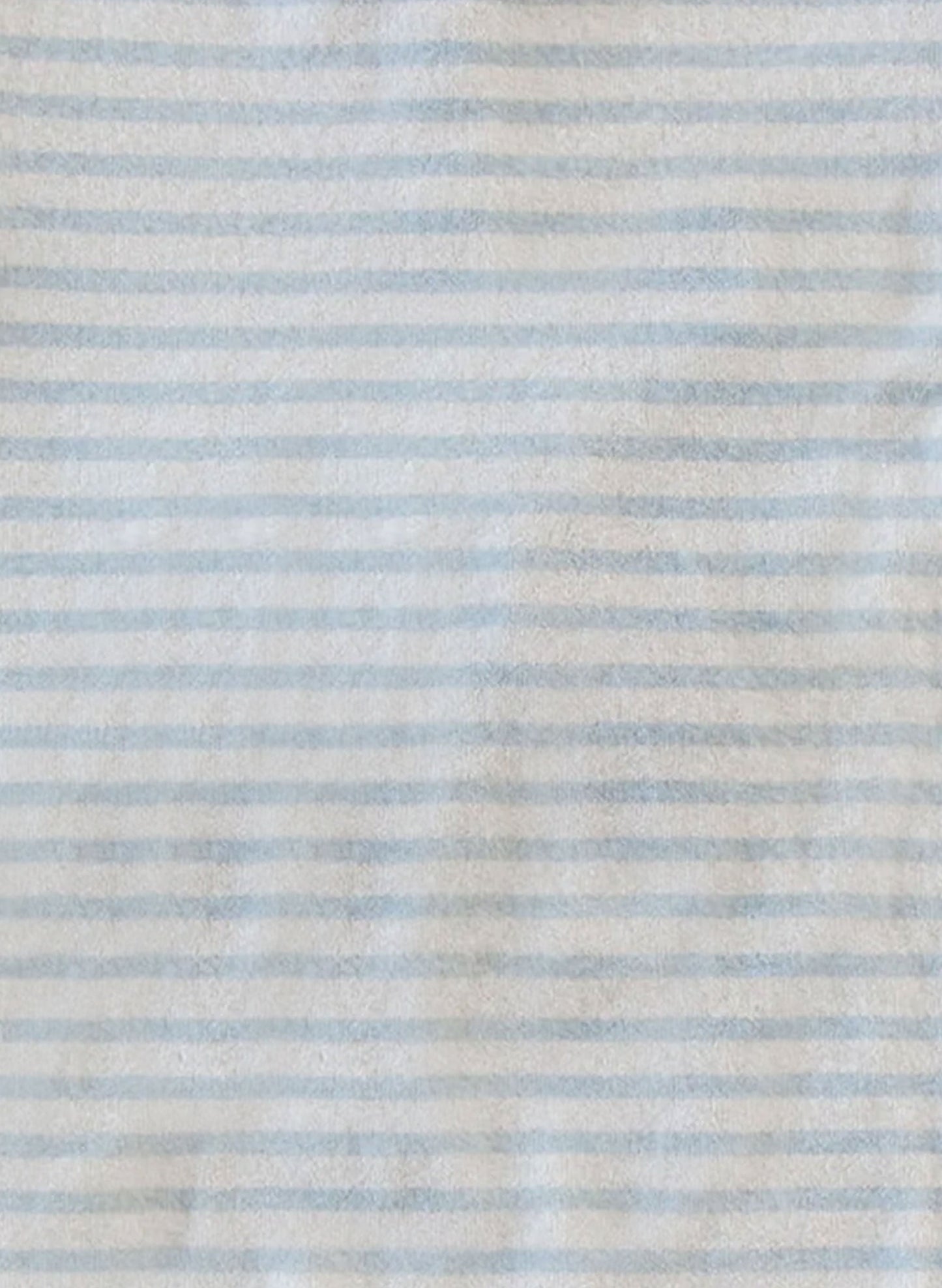 Walker Terry Romper - Blue & White Stripe