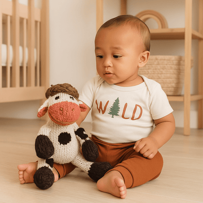 Wool Knit Buddy  | Willa the Cow