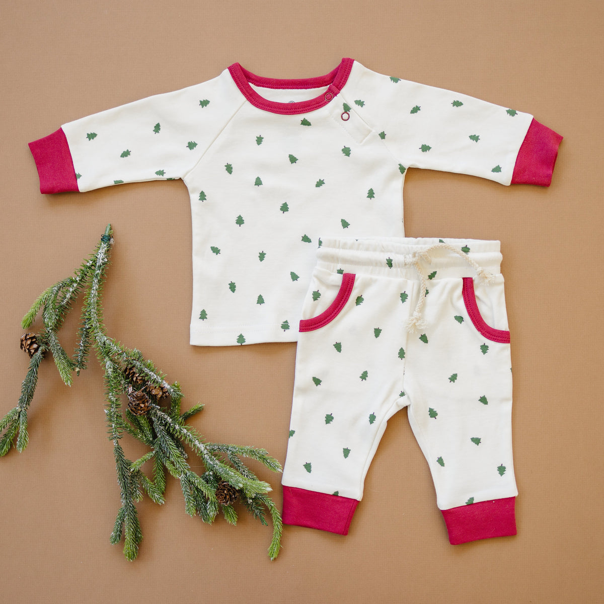 Tiny Trees Christmas Organic Cotton Set