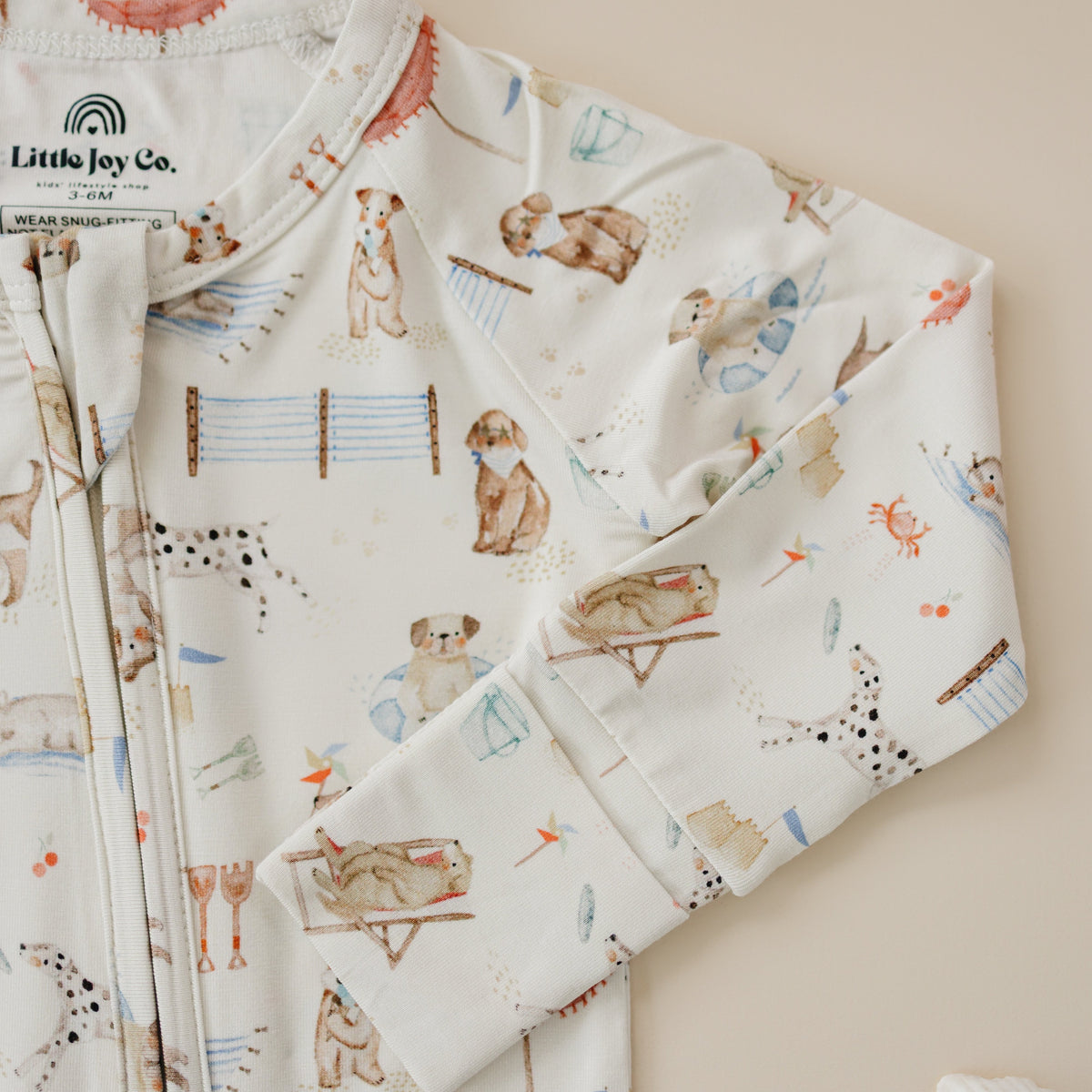Beach Pawty Bamboo Zippy Pajamas