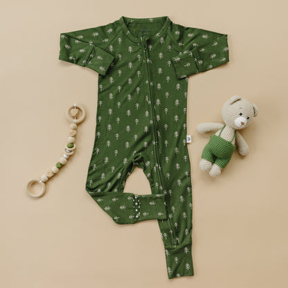 Christmas Tree Bamboo Pajamas - Zippy