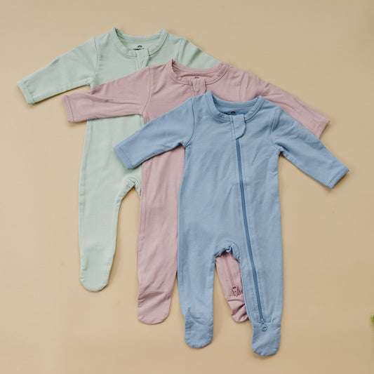 Bamboo Footed Bamboo Zippy Pajamas