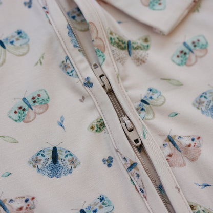 Luna Moths Bamboo Zippy Pajamas
