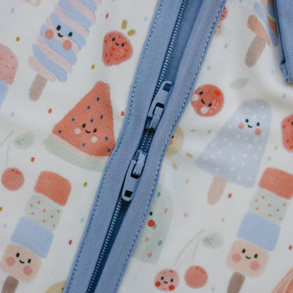 Sweet Summertime Bamboo Zippy Pajamas