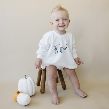 Dancing Skeletons Sweatshirt Romper