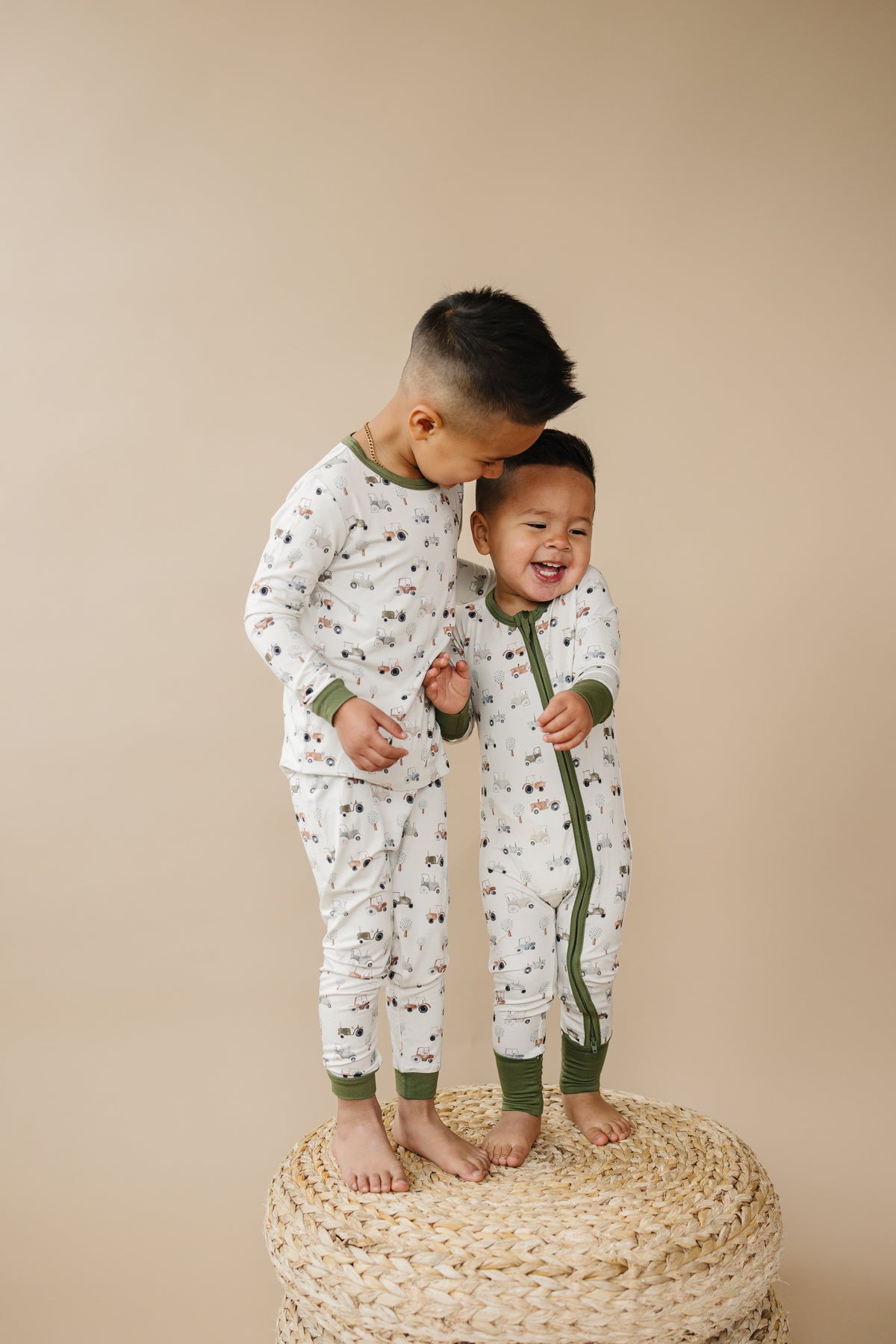 Tiny Tractors Bamboo Zippy Pajamas *12-18 & 18-24m left