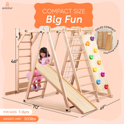 Chestnut | Foldable Jungle Gym