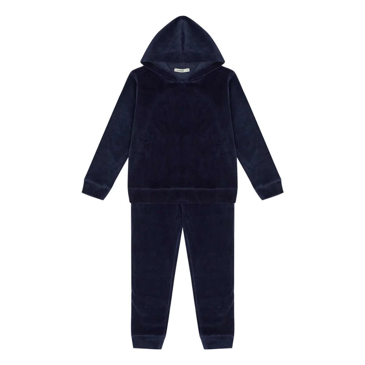 Deep Navy Velvet Futter Sweatshirt and Pant Set