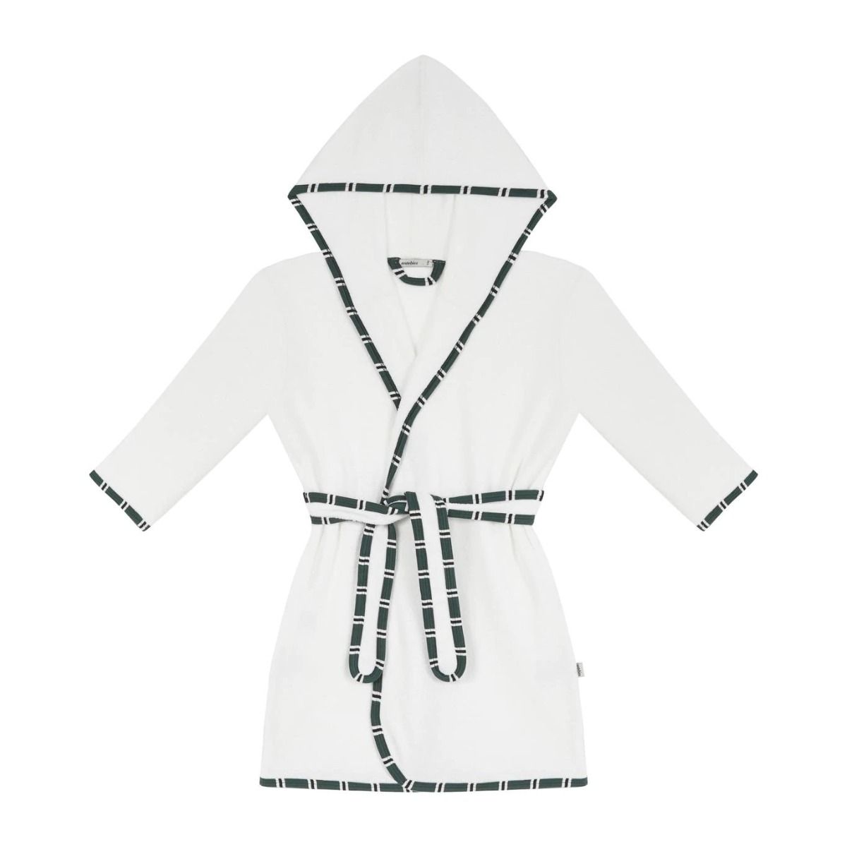 Galaxy Striped Hooded Bathrobe