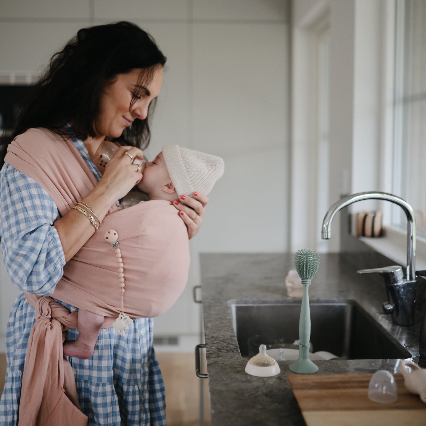 FRIGG Butterfly Anatomical Silicone Pacifier 2-Pack (0-6 Months)