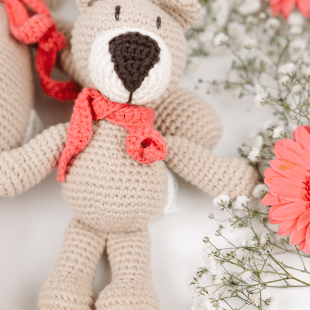 Atty the bear - beige mini
