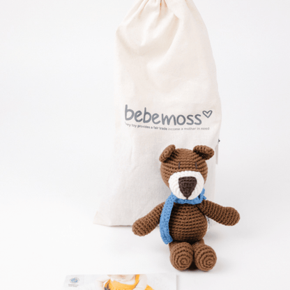 Atty the bear - brown mini