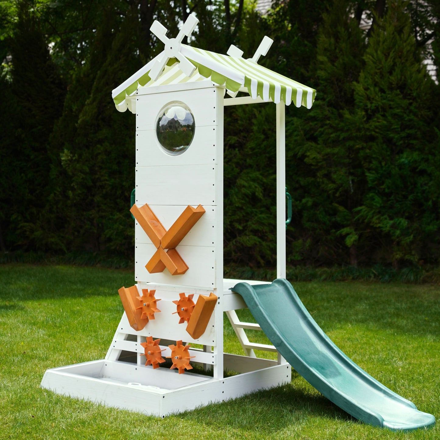 Aloe Outdoor Mini Playset for Toddlers – Water Slide & Backyard Fun