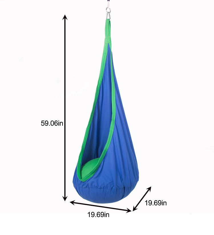 Pod Swing for Kids | Teardrop Hammock Swing for Avenlur Wall Climbers