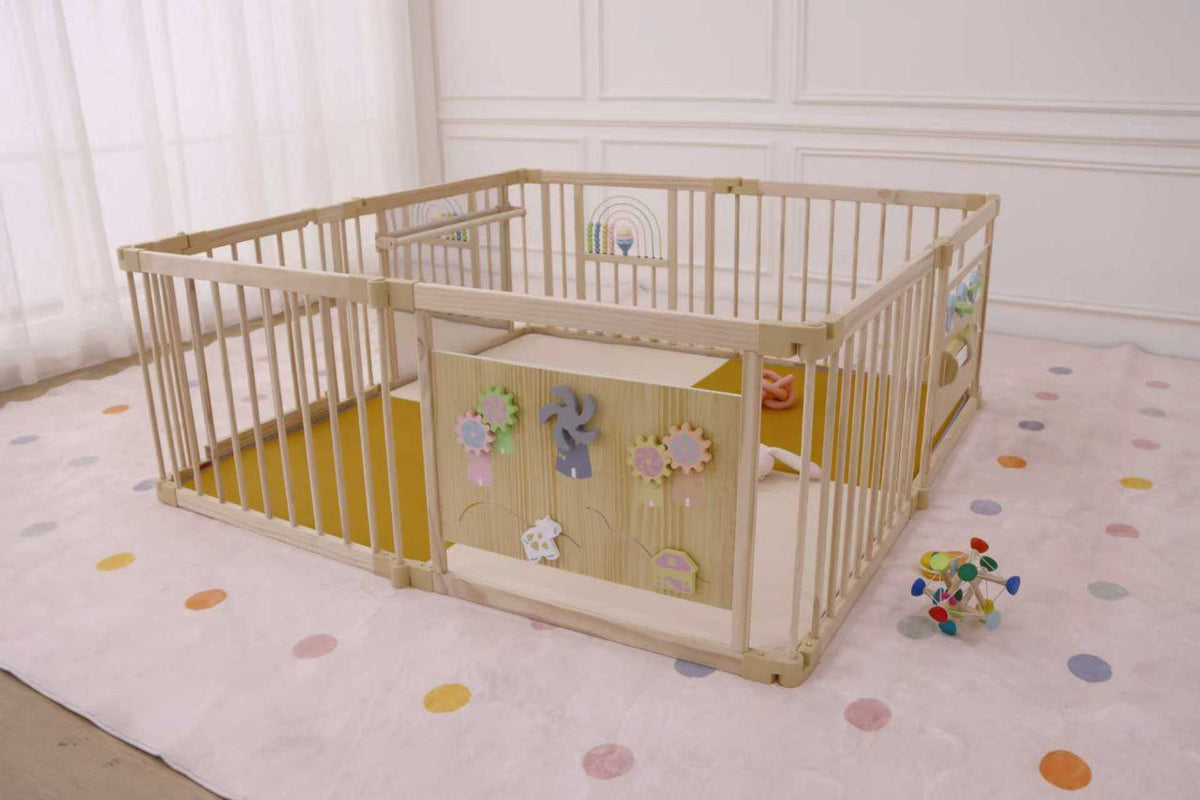 Playpen Mat | Thick Foam Baby Play Mat for the 63 x 63 Wooden Playpen