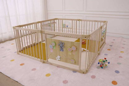 Playpen Mat | Thick Foam Baby Play Mat for the 63 x 63 Wooden Playpen
